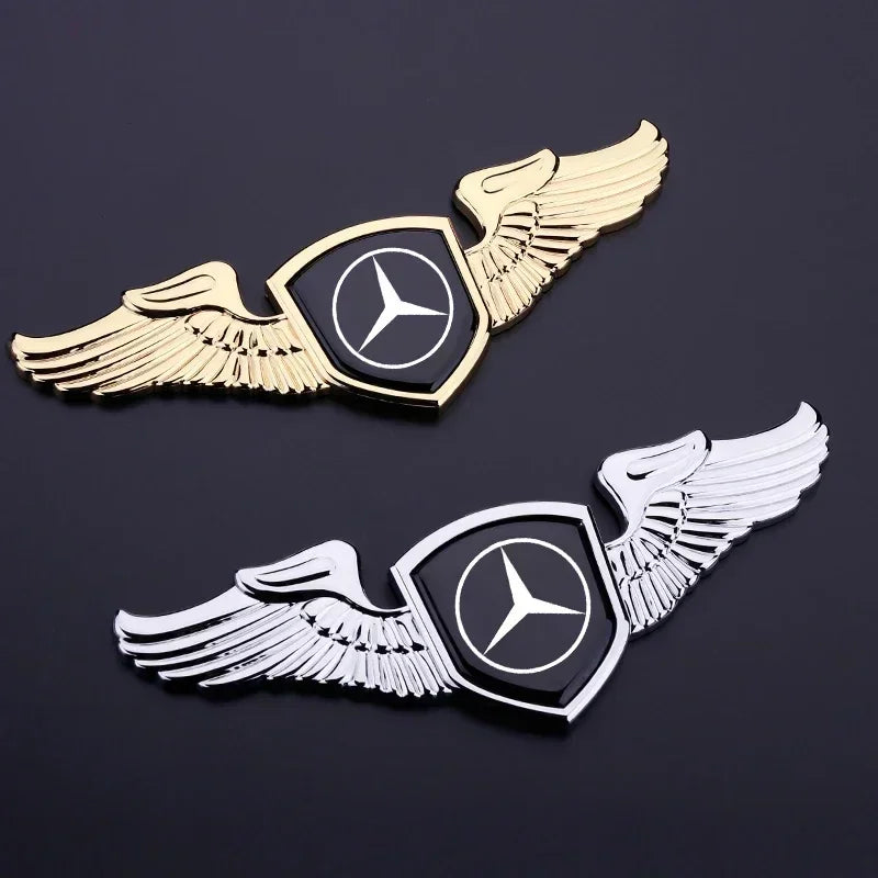 Insigne métallique 3D pour capot avant Mercedes-Benz