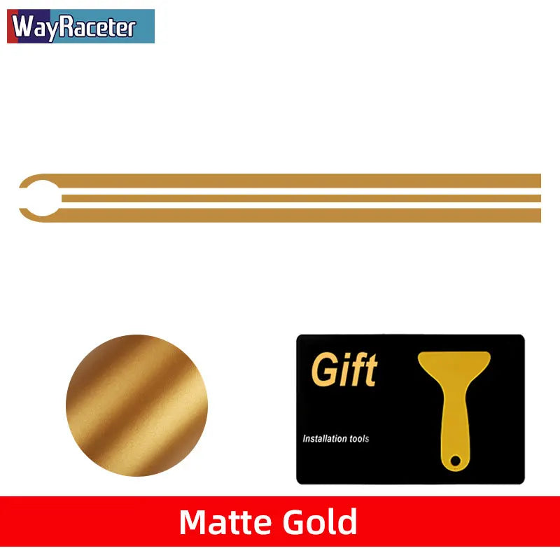 Bande adhésive capot décorative pour BMW