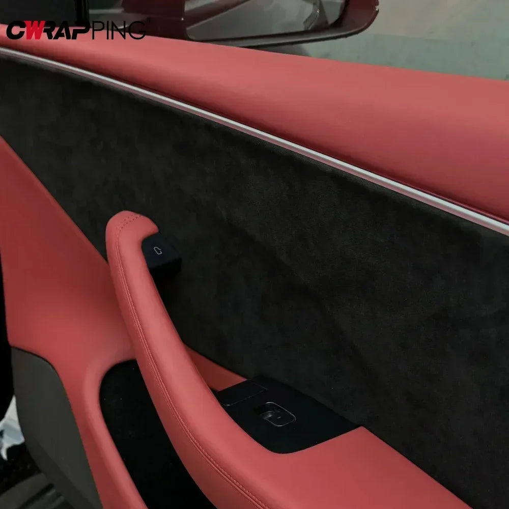 Film adhésif en suédine haut de gamme pour intérieur de voiture