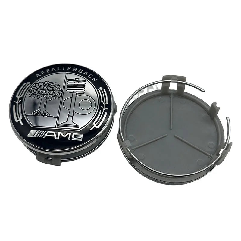 4pcs Enjoliveurs de moyeu 75mm pour Mercedes Benz