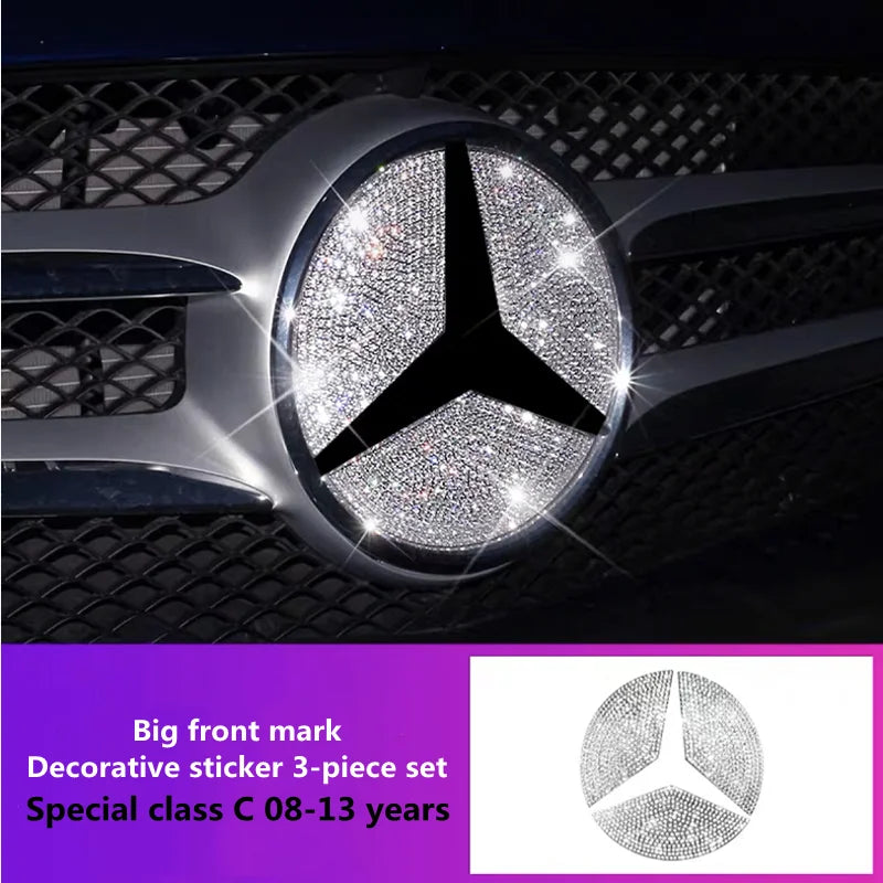 Autocollants décoratifs en cristal pour intérieur Mercedes-Benz W204/W205