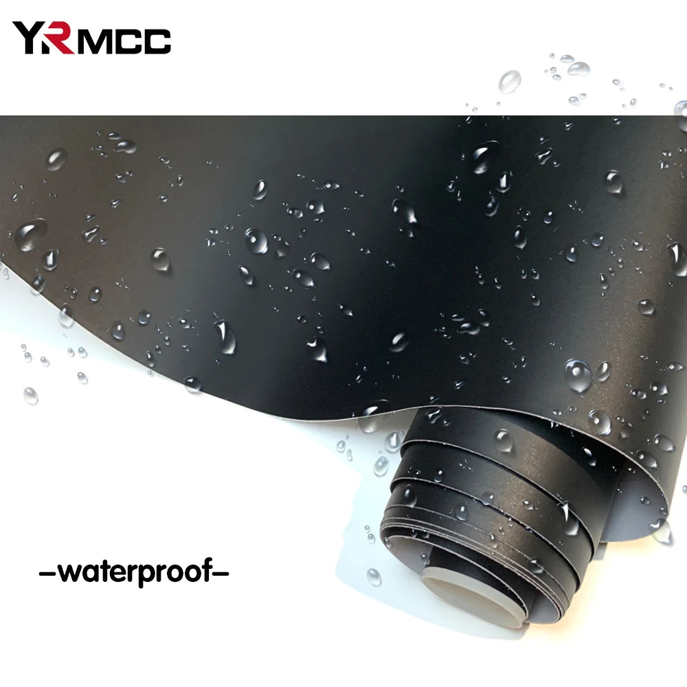 Film vinyle noir mat pour voiture et moto