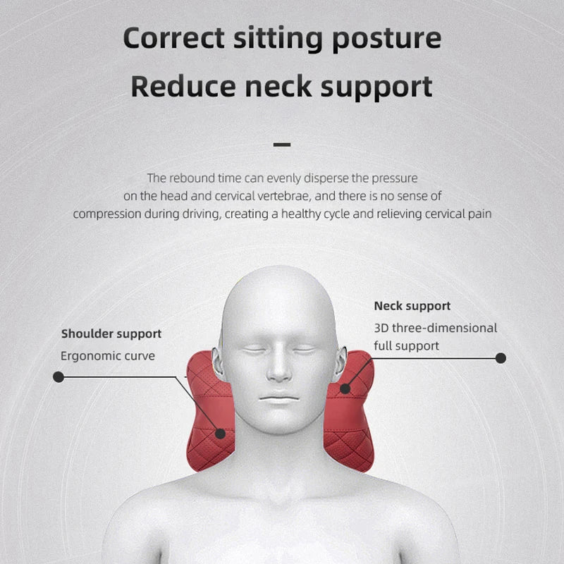 Coussin de soutien tête et lombaire pour siège de voiture compatible Audi