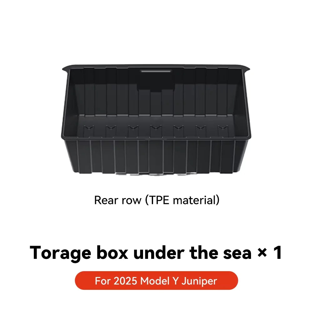 Boîte de rangement cachée sous siège pour Tesla Model Y