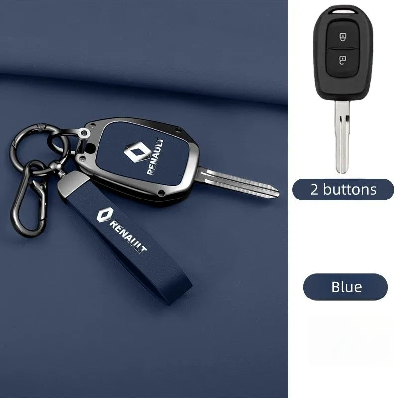 Coque de clé intelligente en alliage de zinc pour Renault