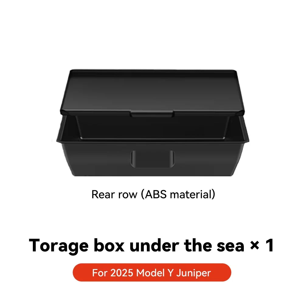 Boîte de rangement cachée sous siège pour Tesla Model Y