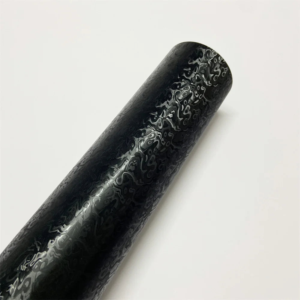 Film vinyle carbone forgé noir premium