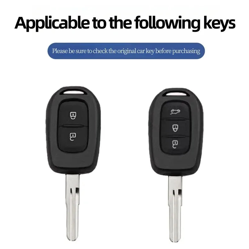 Coque de clé intelligente en alliage de zinc pour Renault