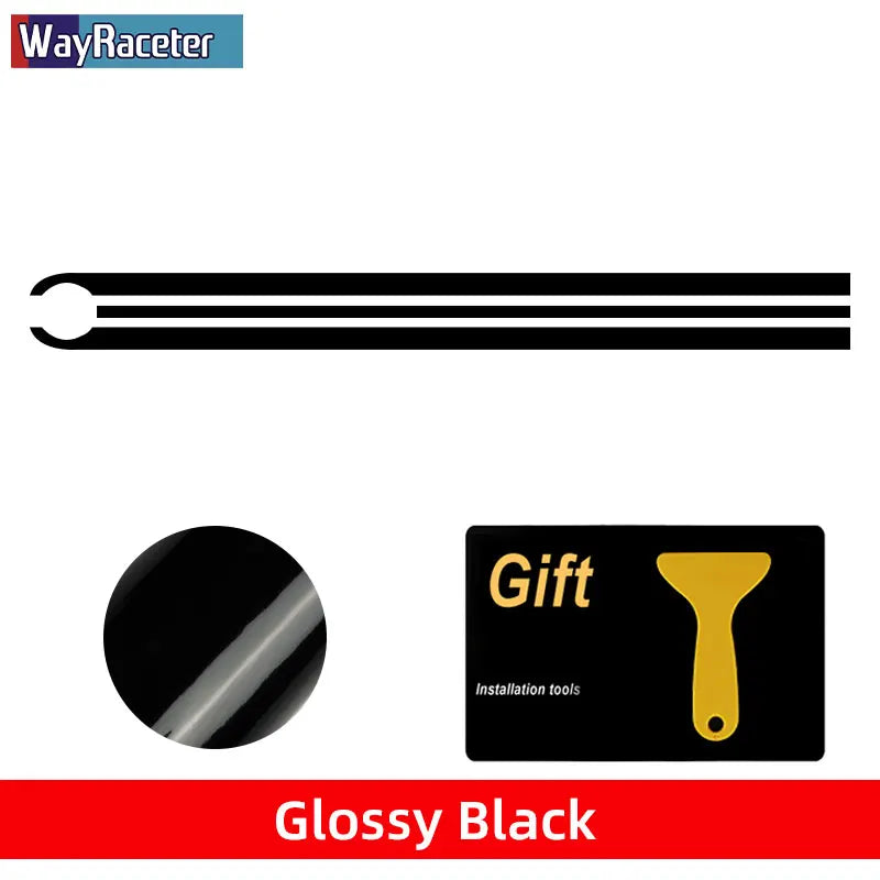 Bande adhésive capot décorative pour BMW