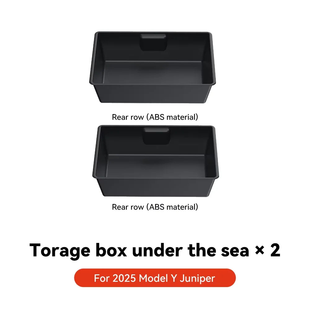 Boîte de rangement cachée sous siège pour Tesla Model Y