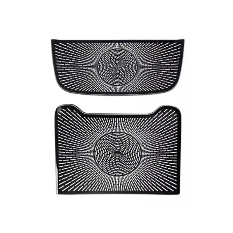 Cache décoratif arrière pour sortie d’air conditionné avec tapis anti-coup