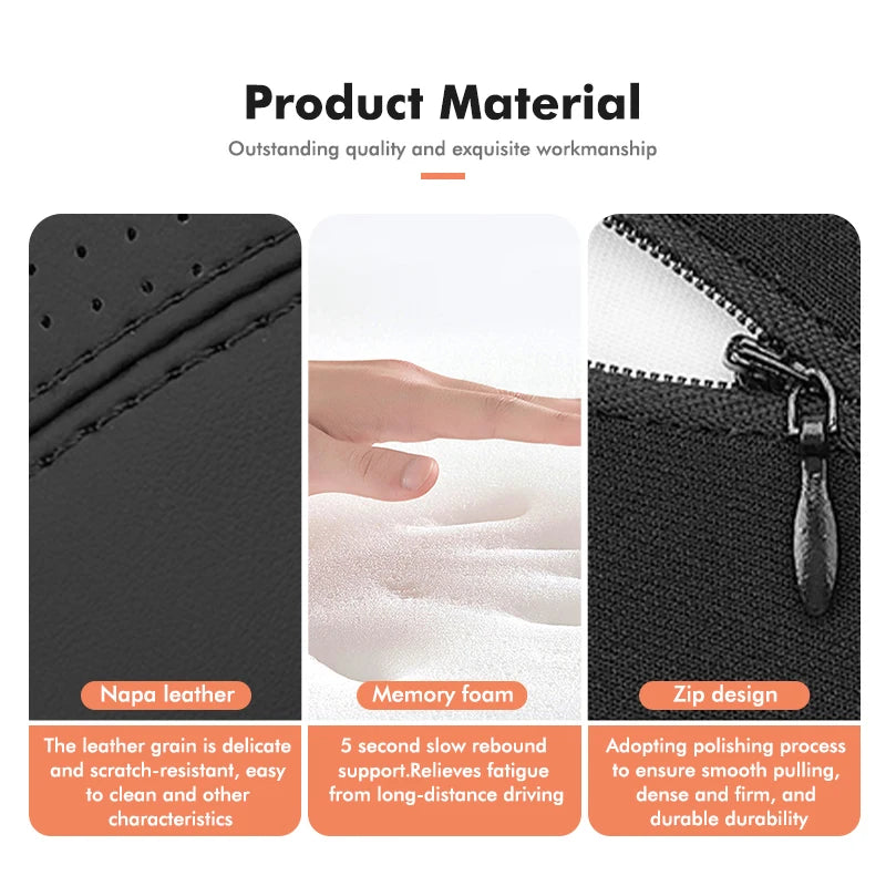 Appui-tête et coussin lombaire en mousse à mémoire pour BMW