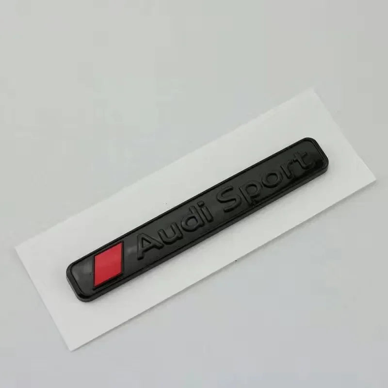 Logo Avant et Arrière Audi S3 Noir Brillant