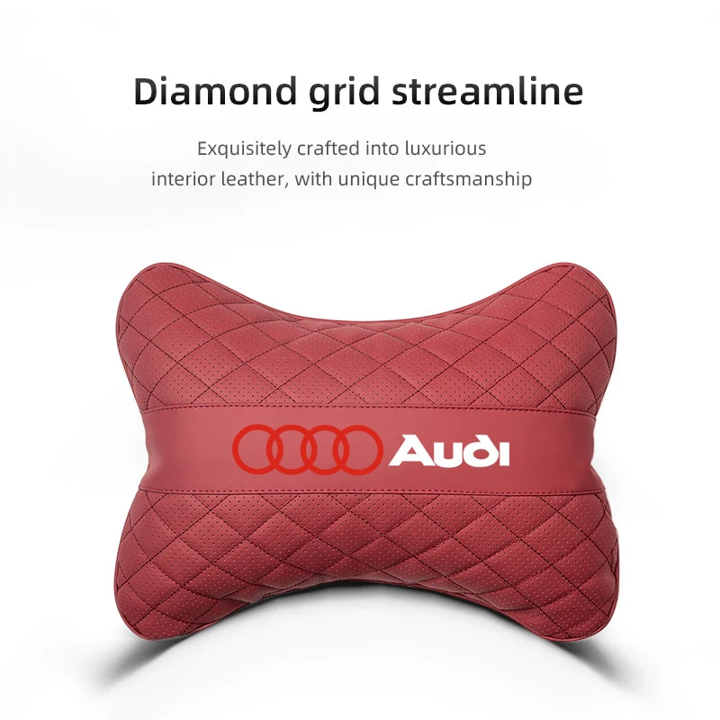 Coussin de soutien tête et lombaire pour siège de voiture compatible Audi