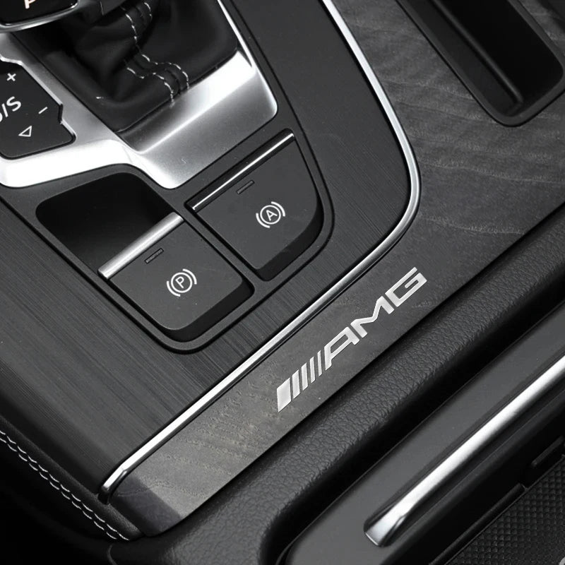 3D Metal Logo Stickers for Mercedes Benz AMG