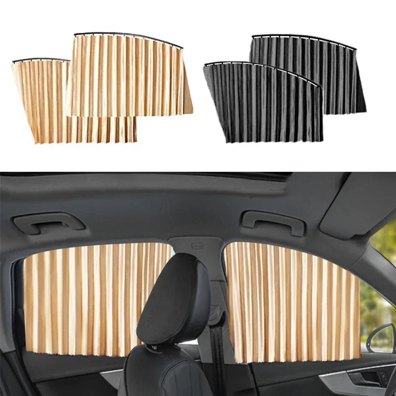 Rideaux pare-soleil magnétiques pour voiture (lot de 2)