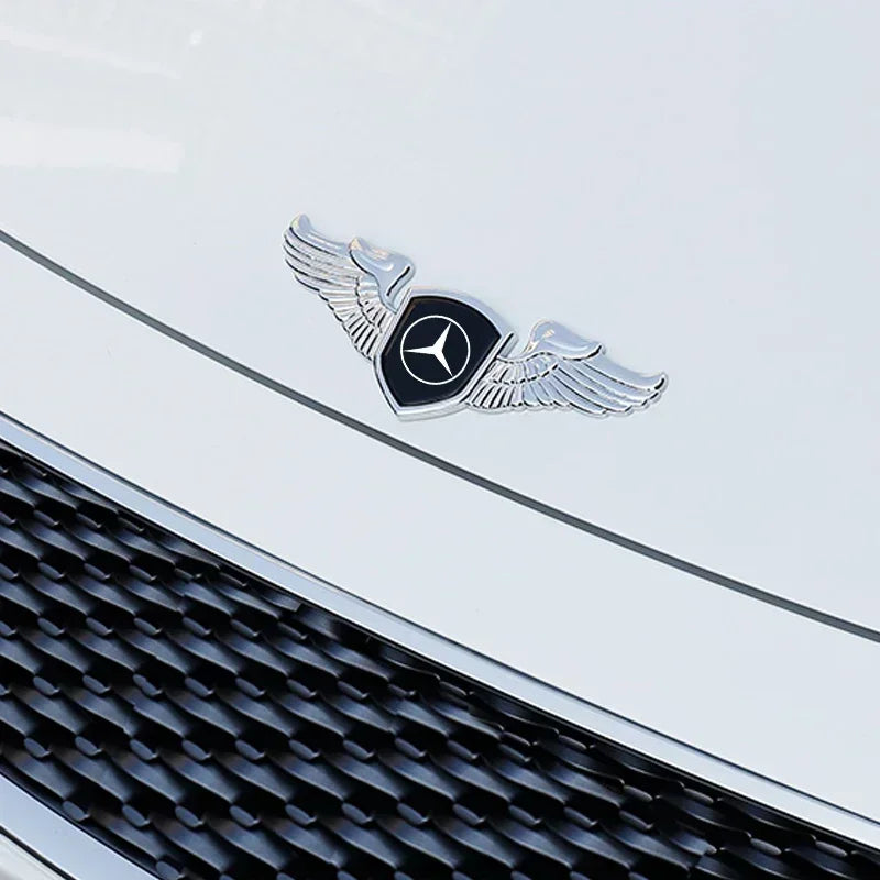 Insigne métallique 3D pour capot avant Mercedes-Benz