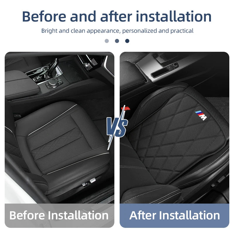 Coussin de siège auto en cuir pour BMW