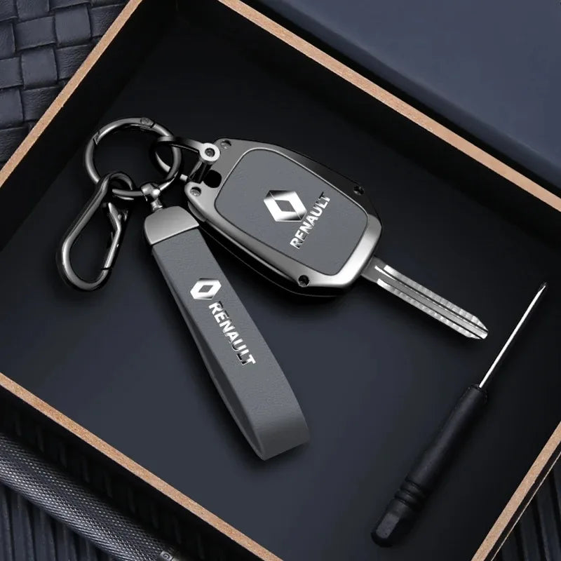Coque de clé intelligente en alliage de zinc pour Renault