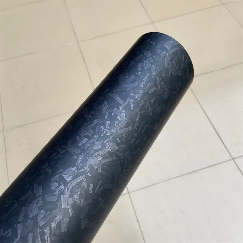 Film vinyle carbone forgé noir premium