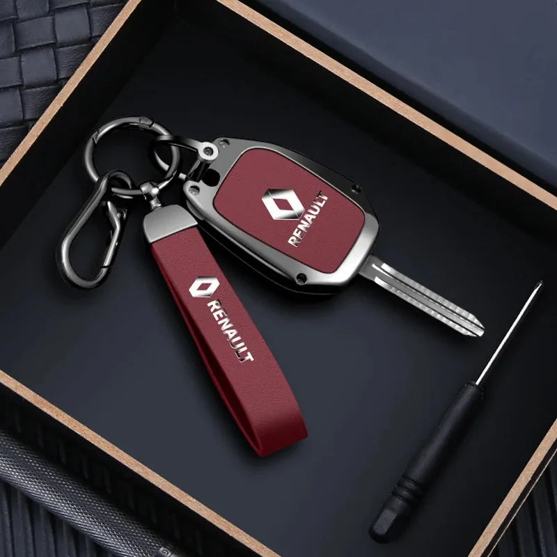 Coque de clé intelligente en alliage de zinc pour Renault