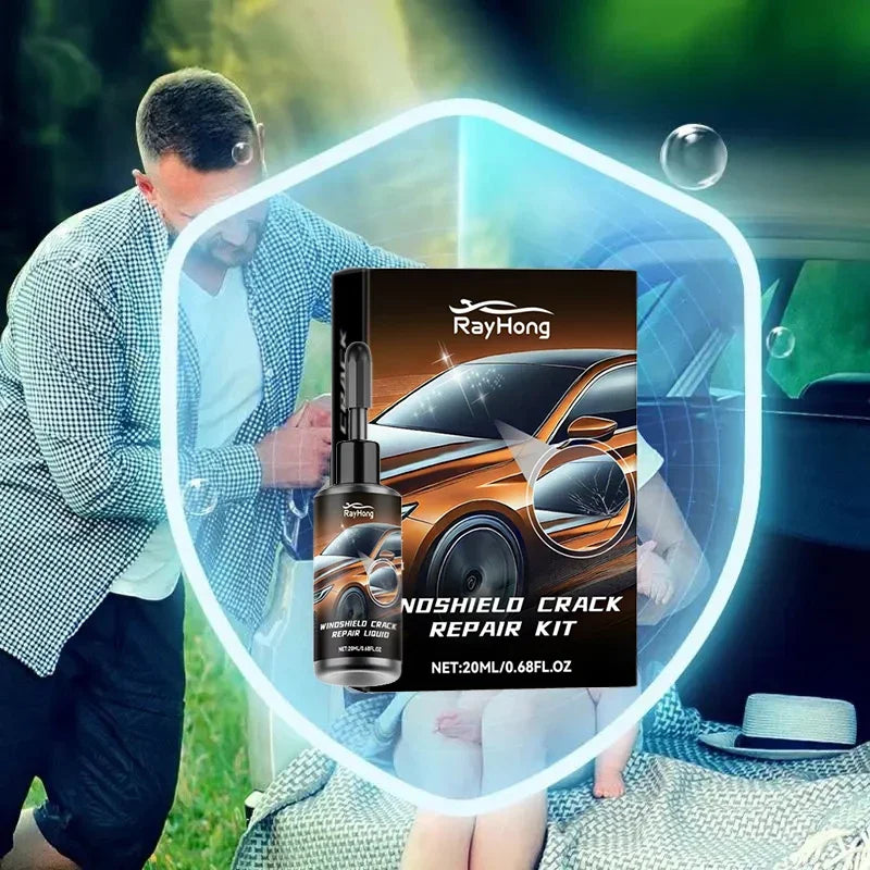 Fluide de Réparation pour Fissures de Pare-brise