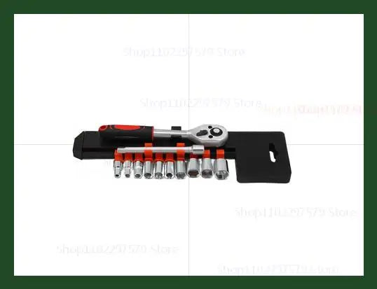 12 Pièces Set de Clés à Douille avec Cliquet Rapide 1/4"