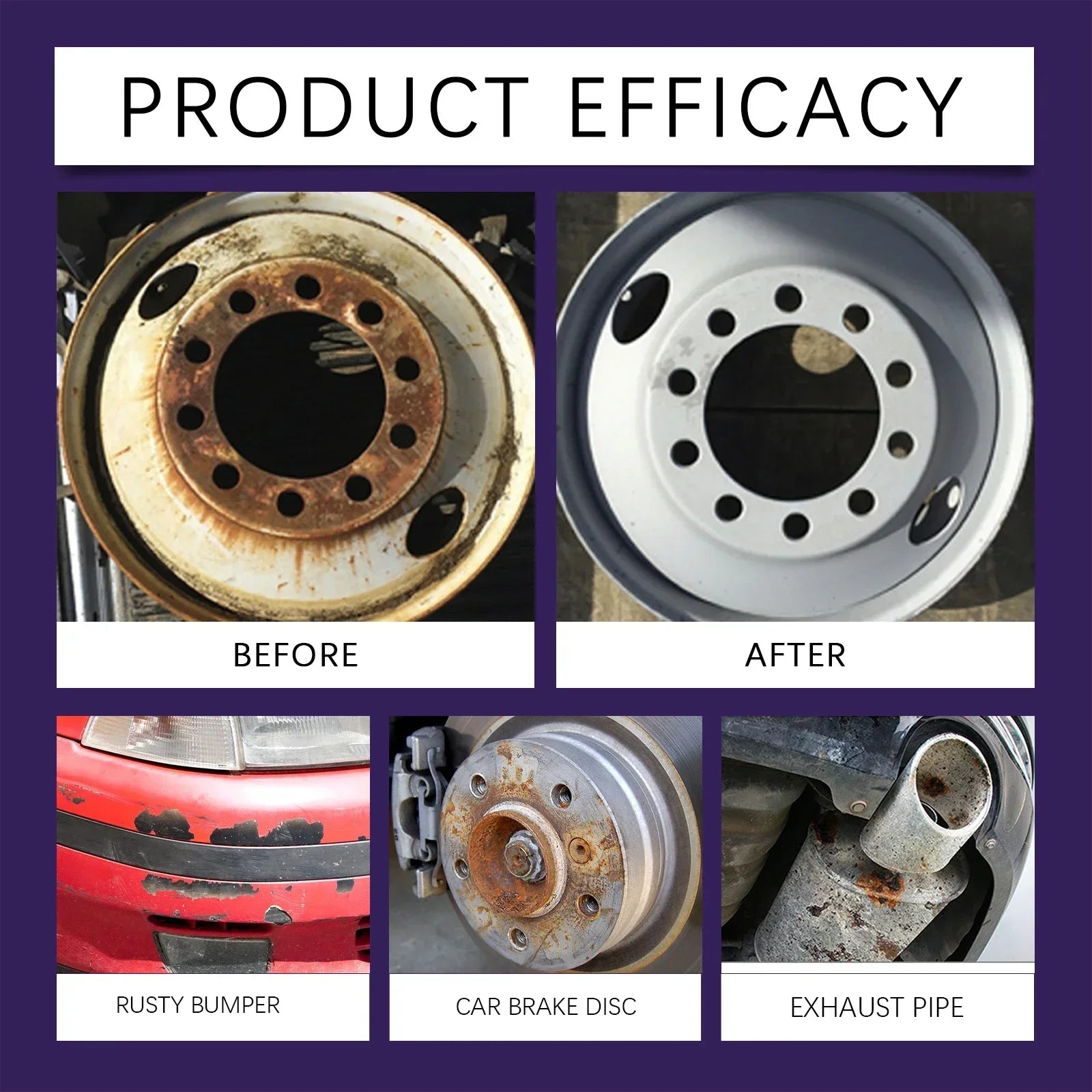 Décapant rouille automobile