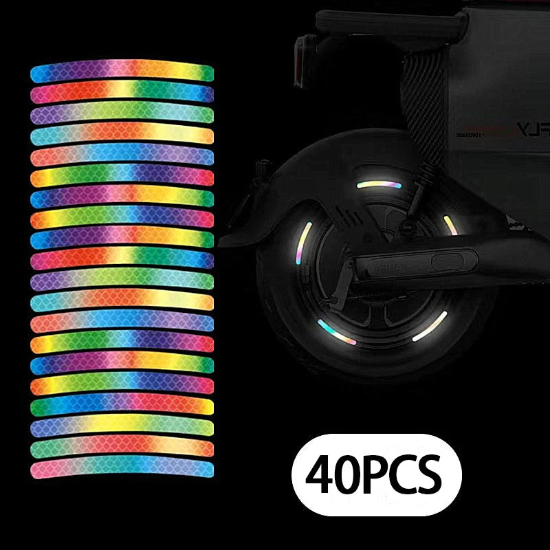 Lot de 40 stickers pour jantes – voiture, moto et vélo