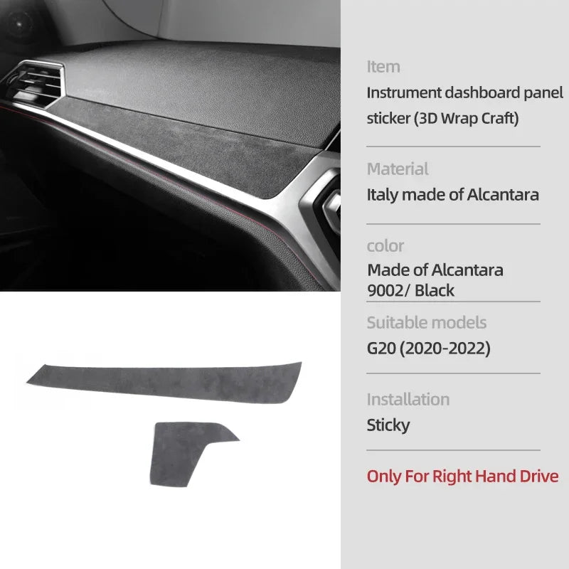 Cache Alcantara BMW G20/G28/G23