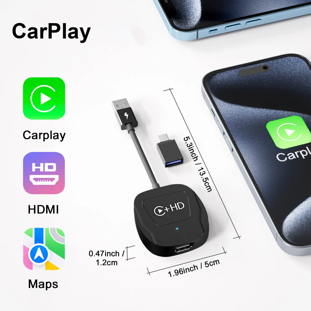 Adaptateur CarPlay Vidéo Sans Fil