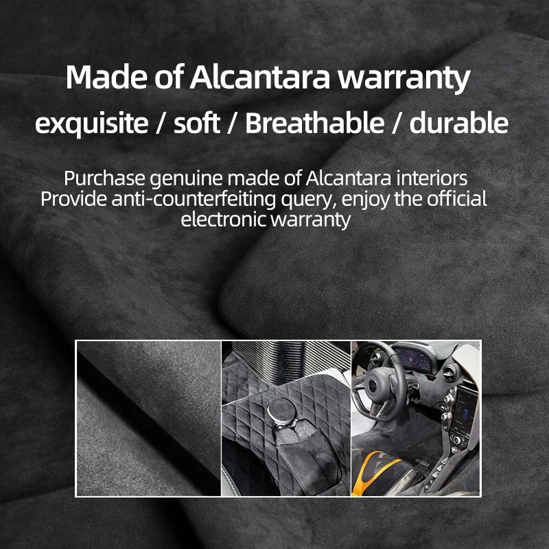 Cache pommeau de levier de vitesse en Alcantara pour Mercedes-Benz