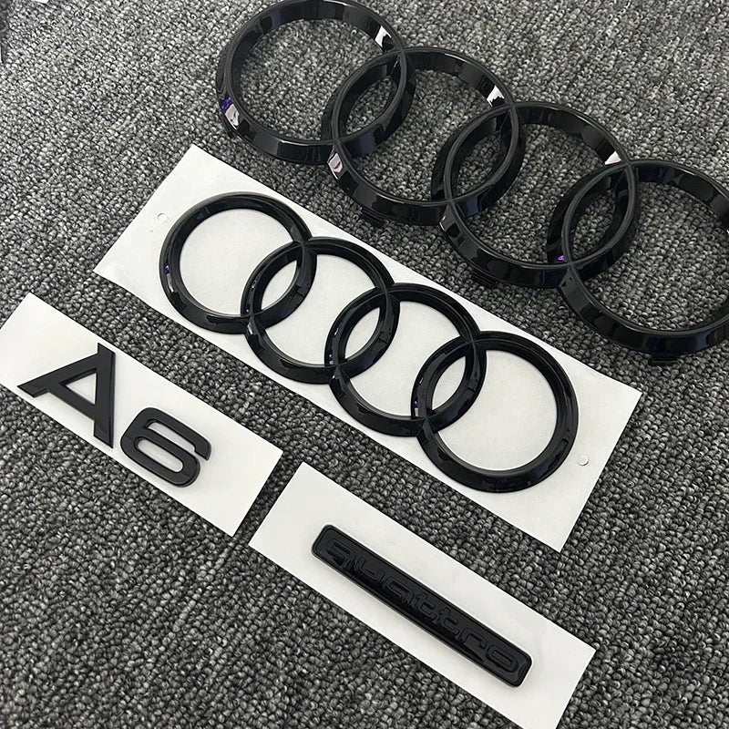 Logo Noir 4 Anneaux Audi A6