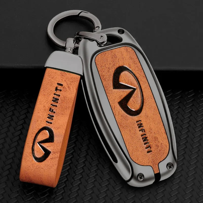 Coque de clé intelligente en alliage de zinc pour Infiniti