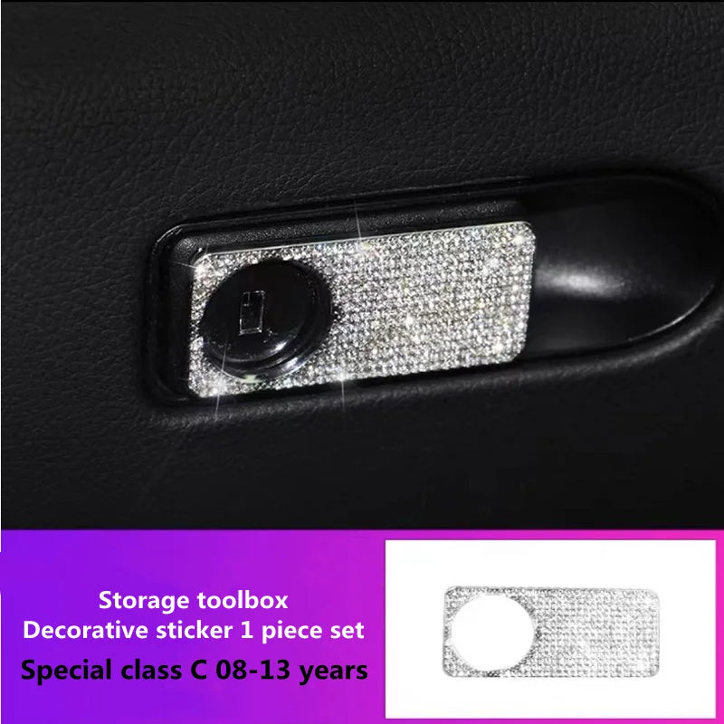 Autocollants décoratifs en cristal pour intérieur Mercedes-Benz W204/W205