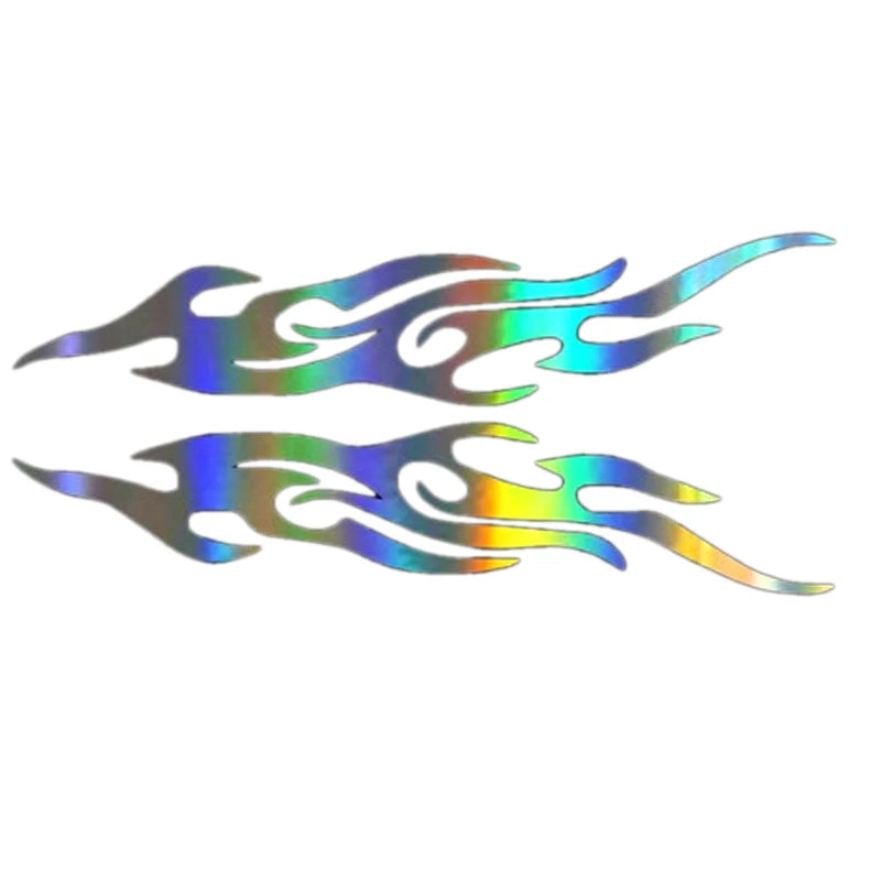 Autocollants flammes réfléchissants pour carrosserie de voiture