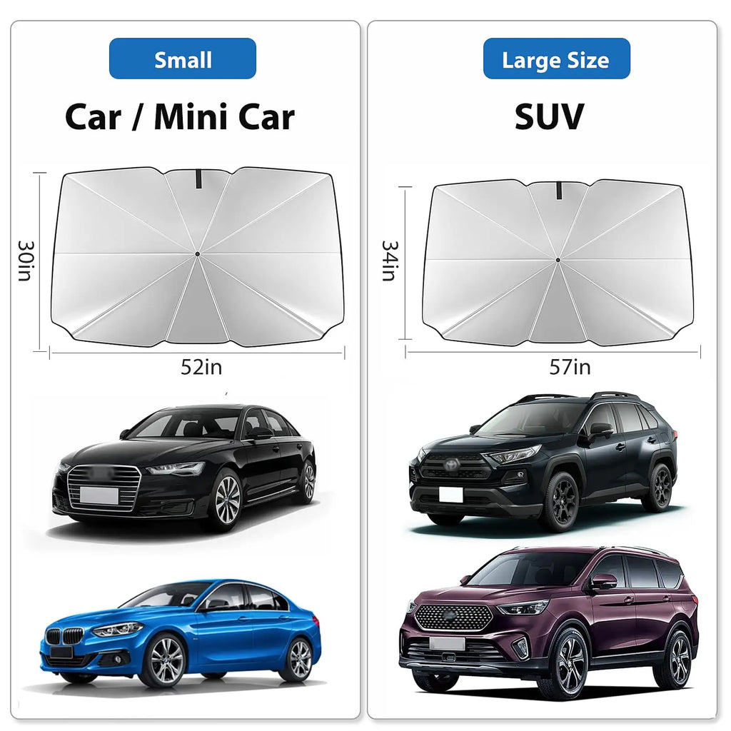 Pare-Soleil Pliable de Pare-Brise pour Voiture