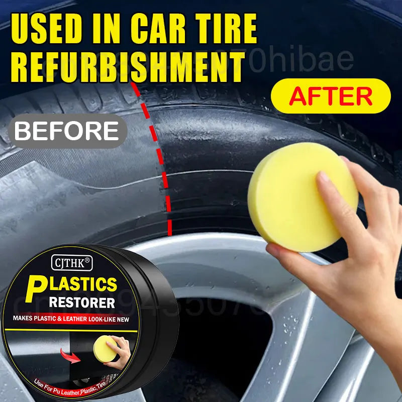 Rénovateur plastique et cuir pour voiture – cire de protection et restauration