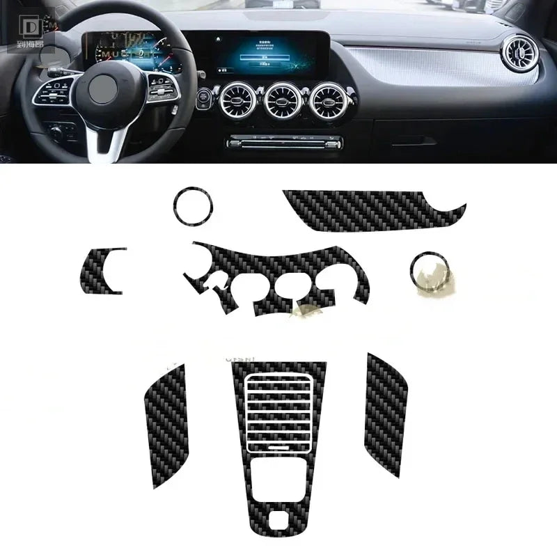 Film protecteur carbone 5D intérieur pour Mercedes-Benz
