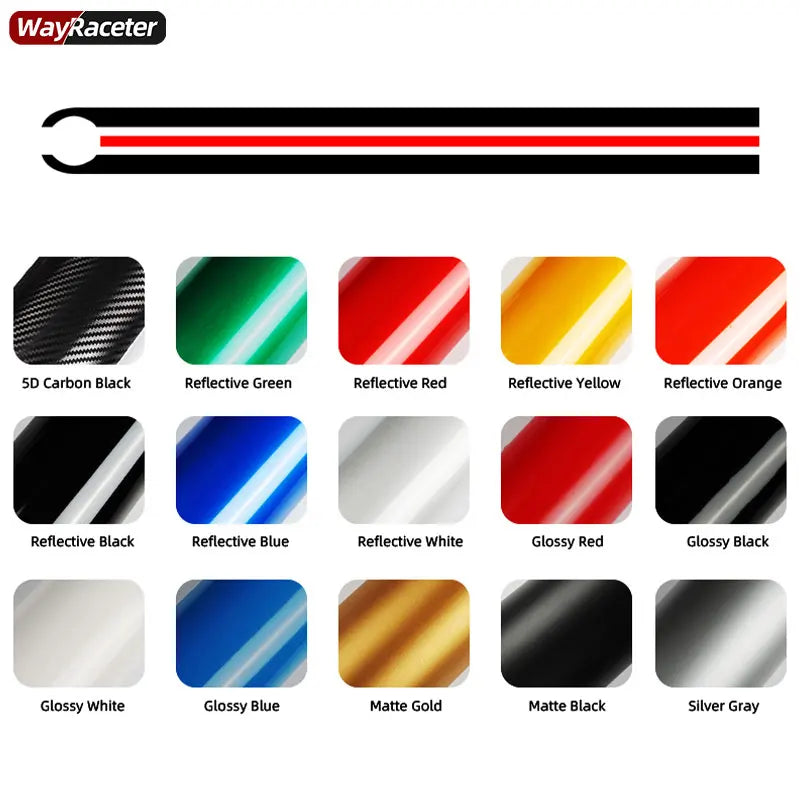 Bande adhésive capot décorative pour BMW