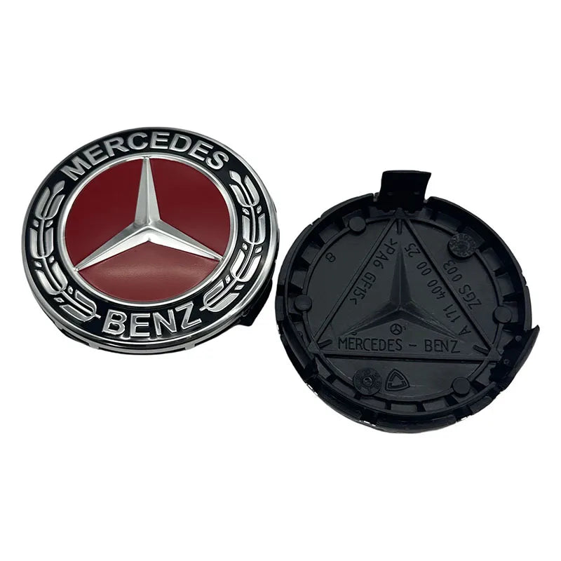 4pcs Enjoliveurs de moyeu 75mm pour Mercedes Benz