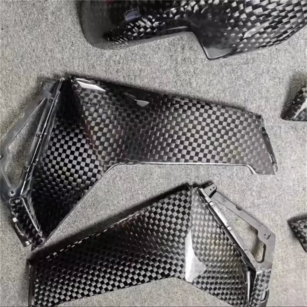 Film vinyle carbone forgé noir premium