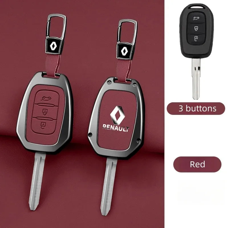 Coque de clé intelligente en alliage de zinc pour Renault