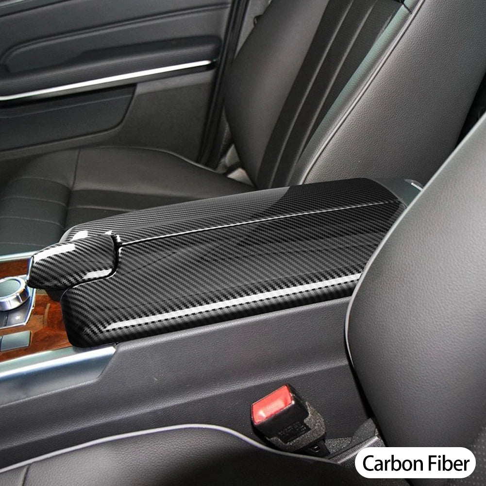 3Pcs Center Console Armrest Box Trim Cover for Mercedes Benz