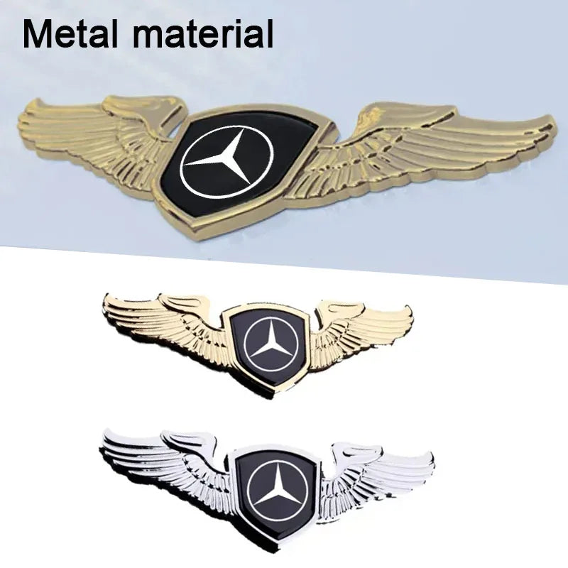 Insigne métallique 3D pour capot avant Mercedes-Benz