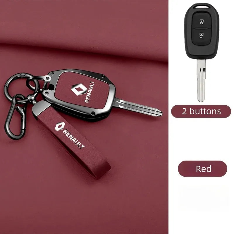 Coque de clé intelligente en alliage de zinc pour Renault