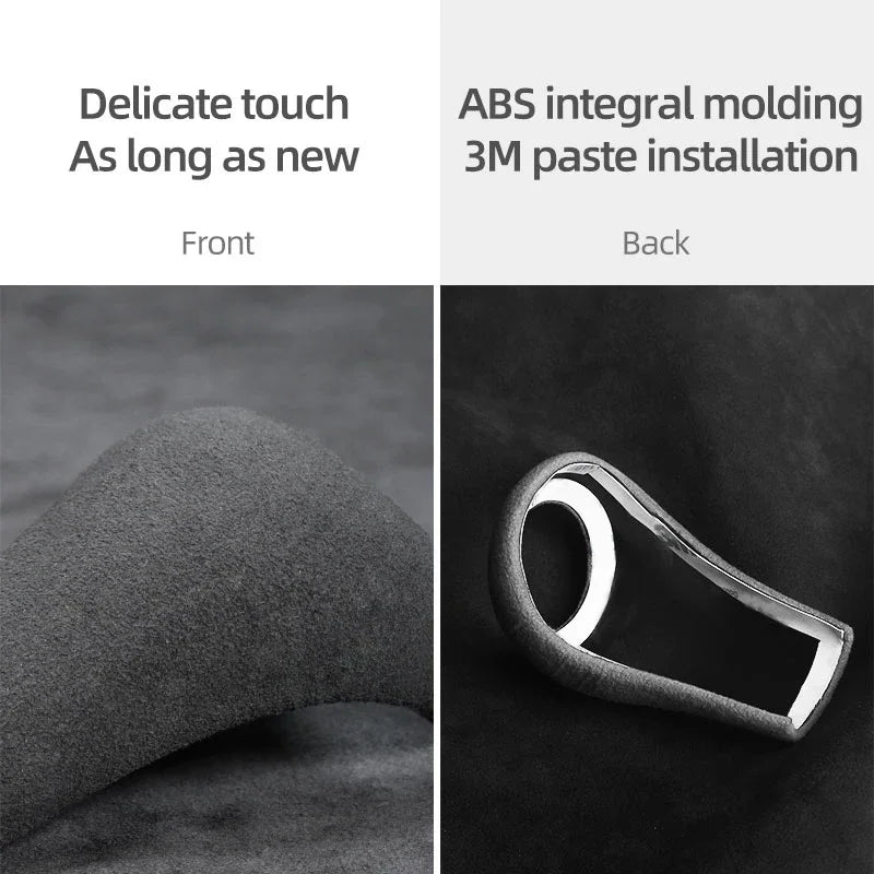 Cache pommeau de levier de vitesse en Alcantara pour Mercedes-Benz