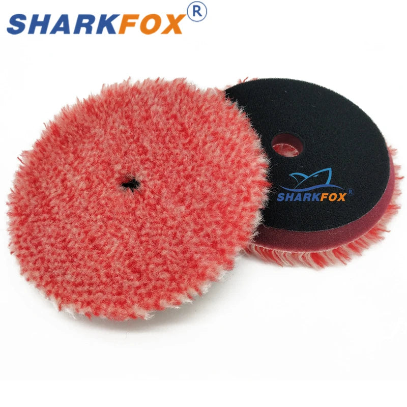 Sharkfox Tampons de Polissage en Laine 5"/6"