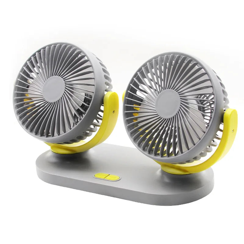 Ventilateur double tête pour voiture