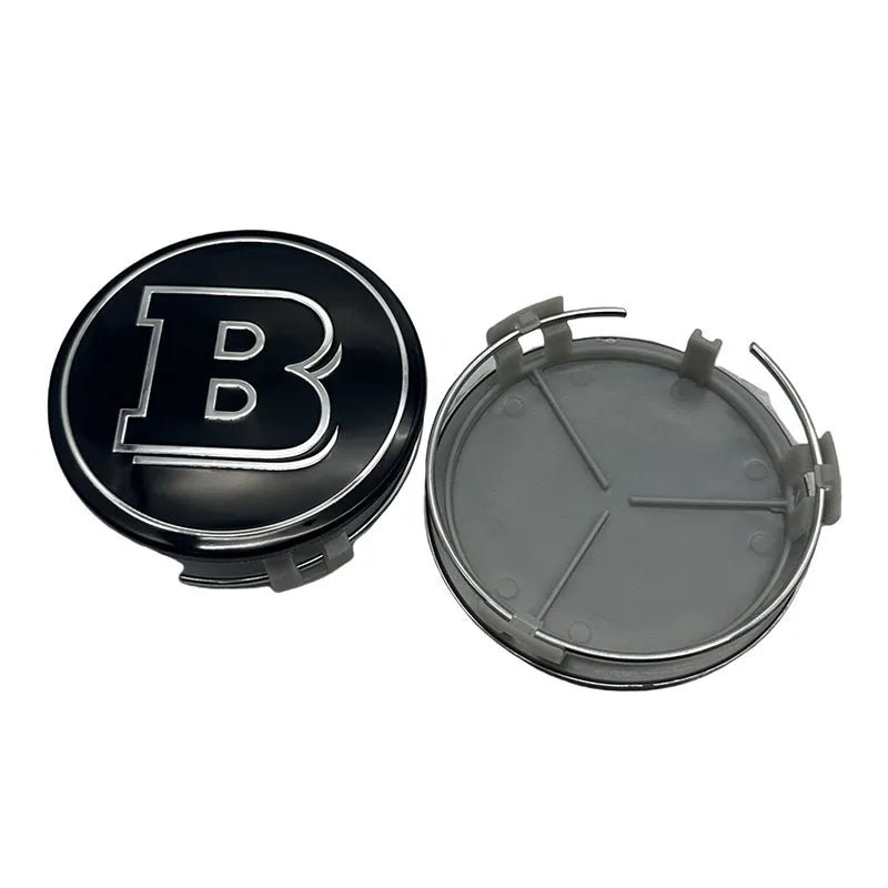 4pcs Enjoliveurs de moyeu 75mm pour Mercedes Benz